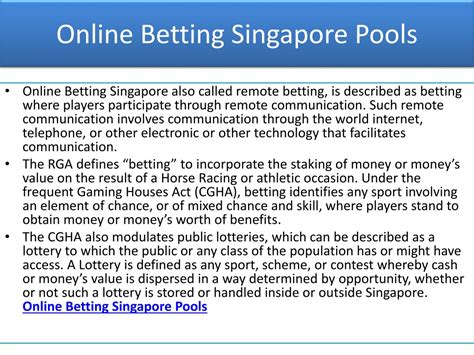 singapore pools online betting